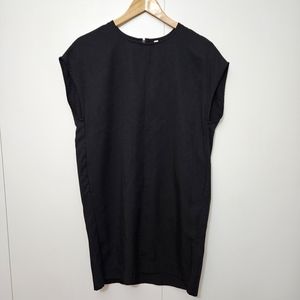 BABATON Cap Sleeve Lyocell Shift Dress Black Size XS ARITZIA